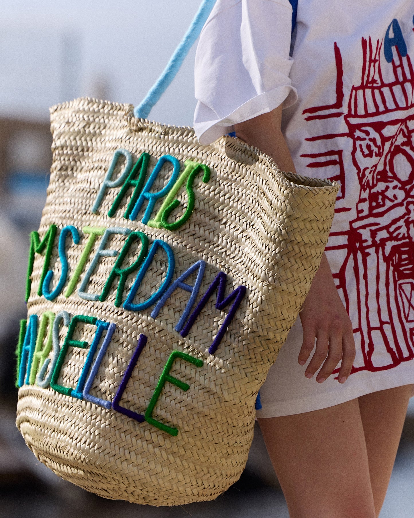 Stieglitz x Kilometre Amsterdam-Paris-Marseille x-large bag | Multi