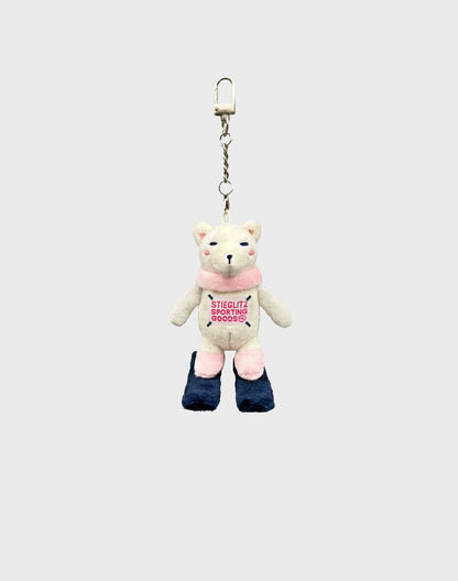 Stieglitz Sporting Keychain | White