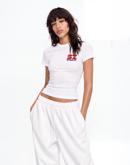 Isdro Balloon Sweatpants | White