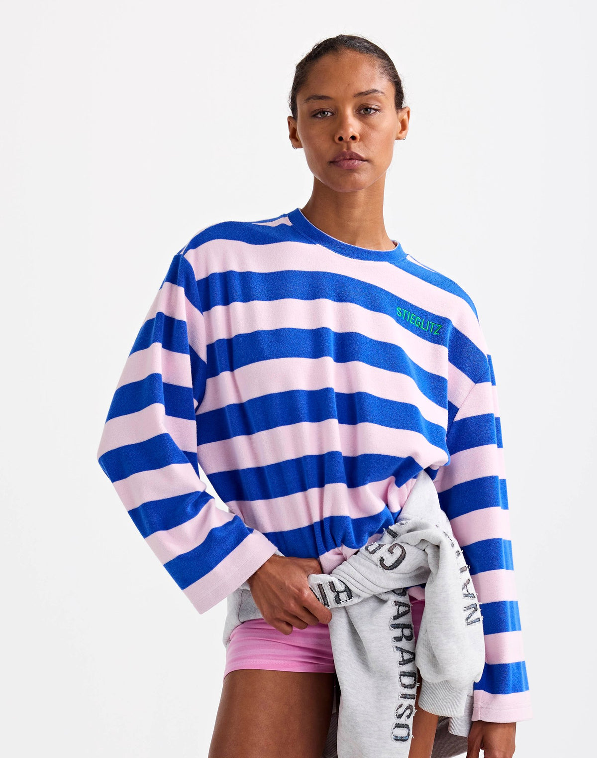 Stina Terry Skate Longsleeve | Pink