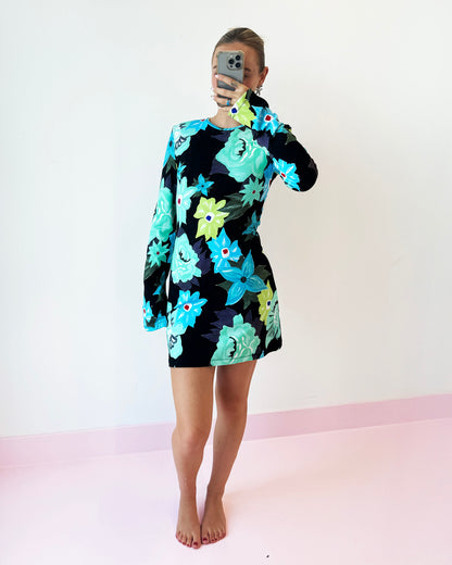 Treasure Room Dress Flowers | Blue