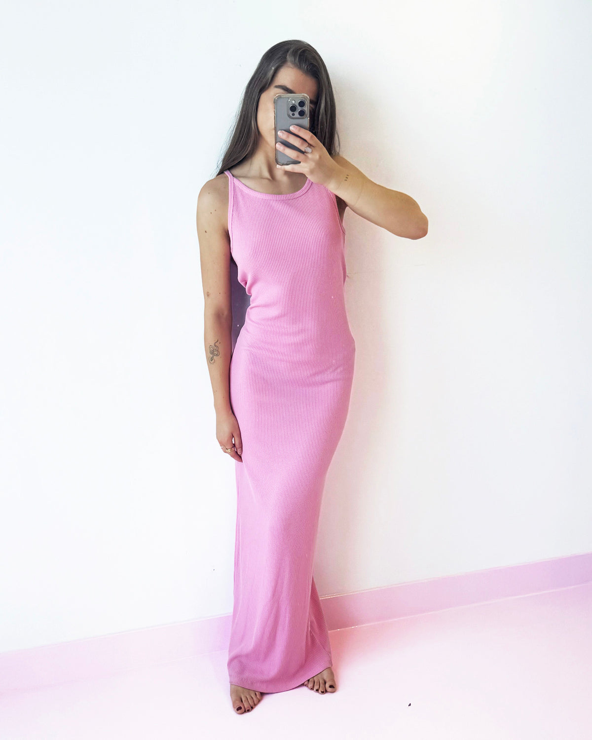 Treasure Room Dress Long | Pink