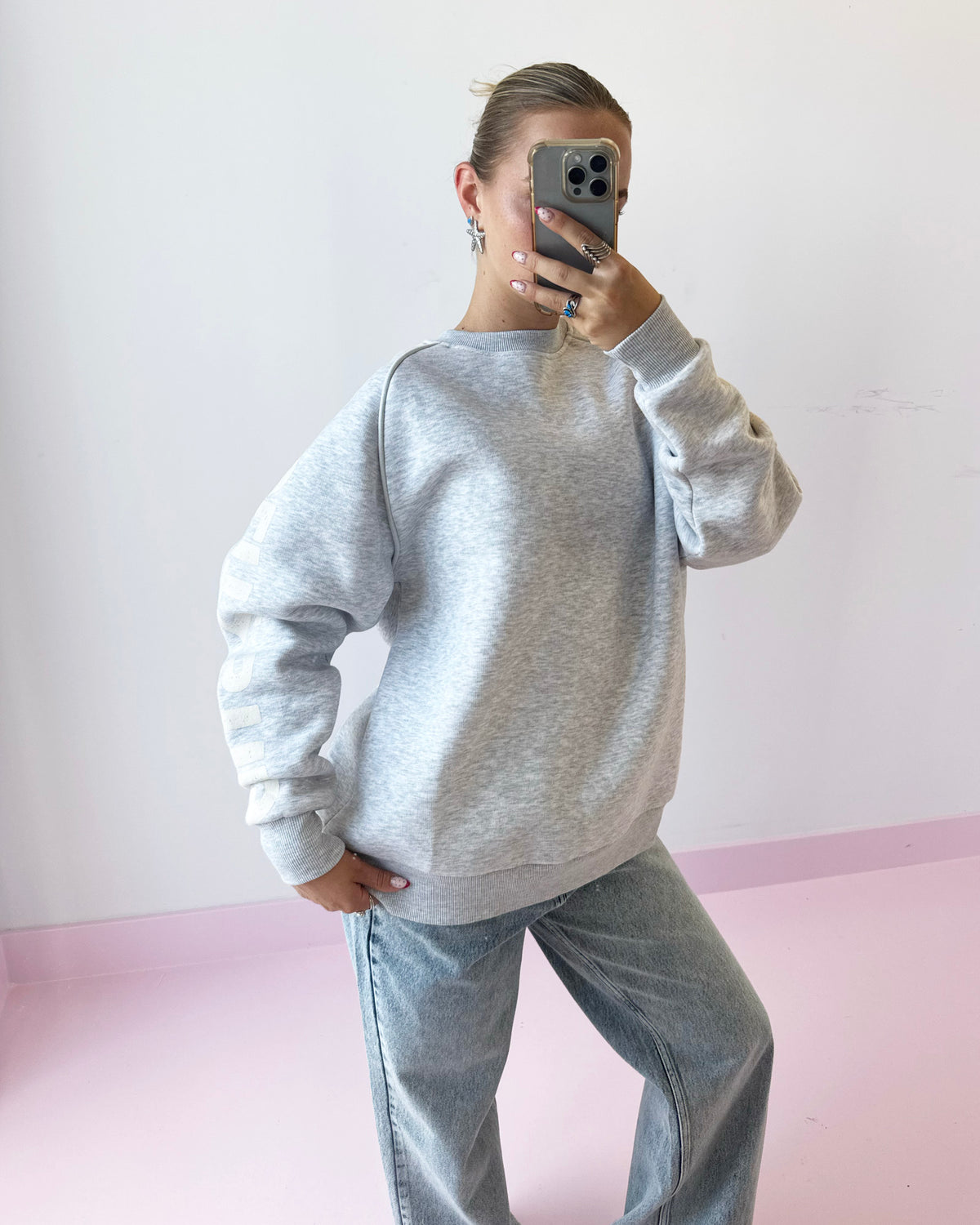 Treasure Room Sweater Logo | Grey
