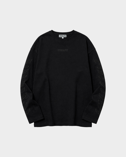 Uxia Wide Skate Longsleeve | Black