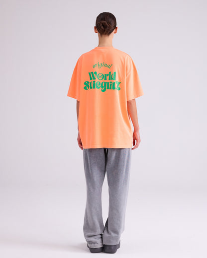 World of Stieg Oversized T-shirt | Orange