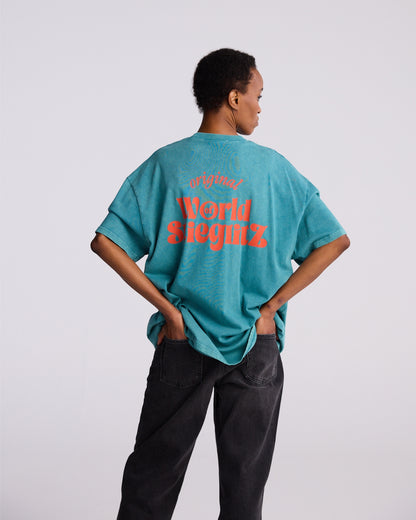 World of Stieg Oversized T-shirt | Green