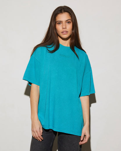 Worn Out T-shirt Turquoise