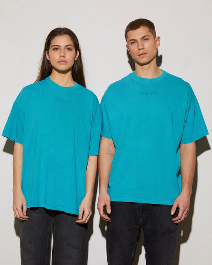 Worn Out T-shirt Turquoise