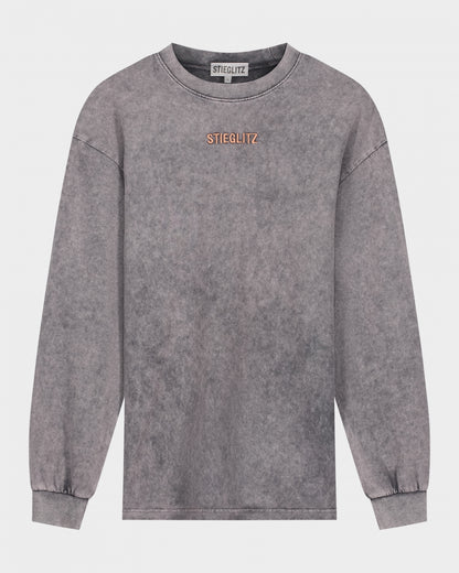 Worn Out Skate Longsleeve | Washed grey