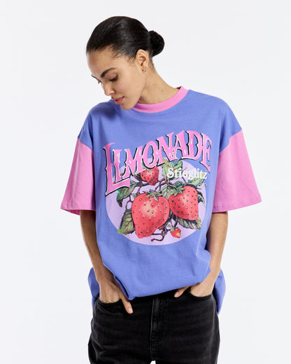 Yves Oversized T-shirt Purple STIEGLITZ - Main Image