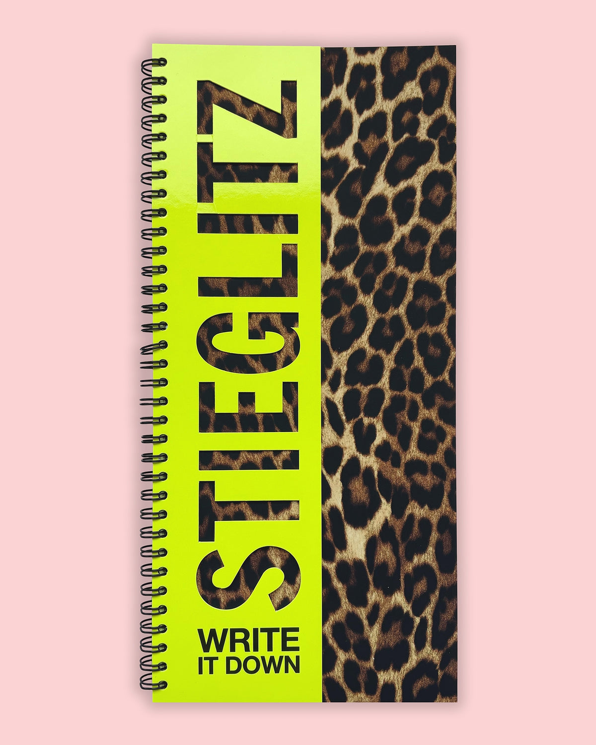 Leopard Write It Down Notebook | Yellow