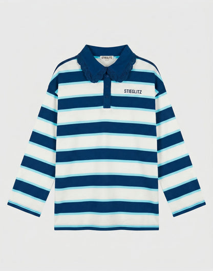 Zenira Polo Wide Longsleeve | Merlot