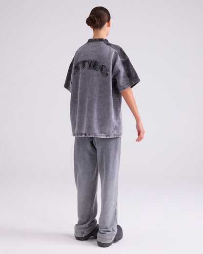 Zaphira Denim T-shirt | Grey