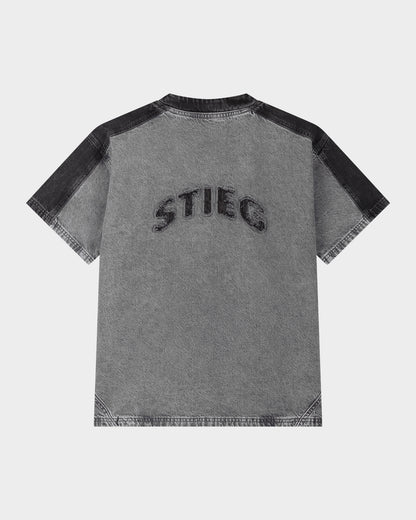 Zaphira Denim T-shirt | Grey
