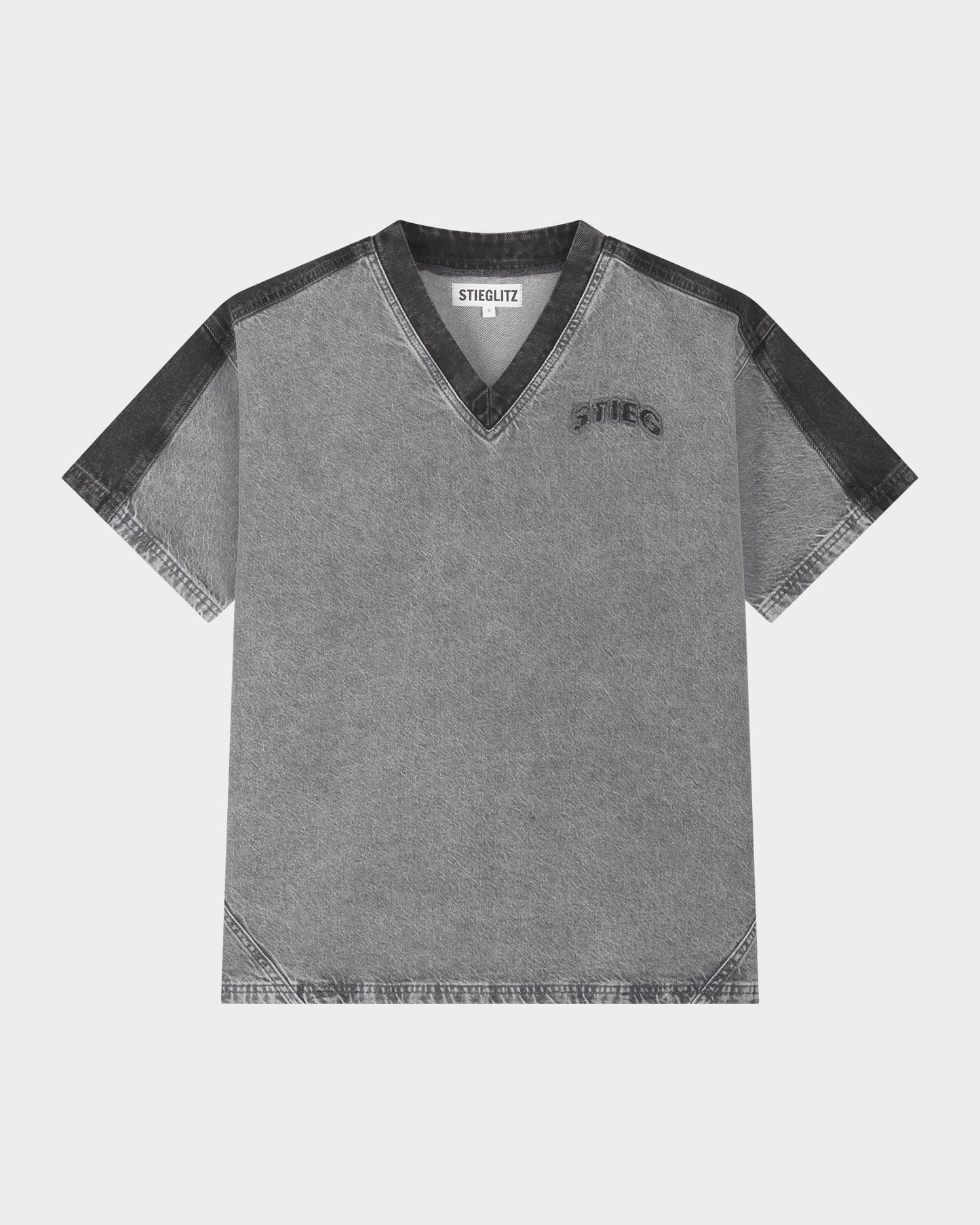 Zaphira Denim T-shirt | Grey