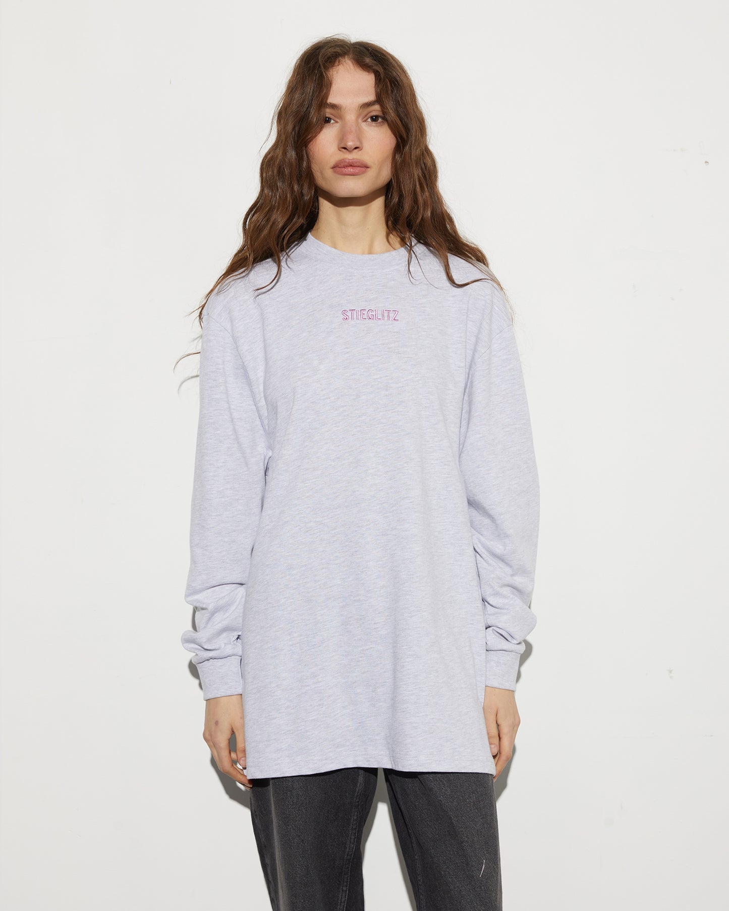 Basic Stieg Skate Longsleeve | Melange grey