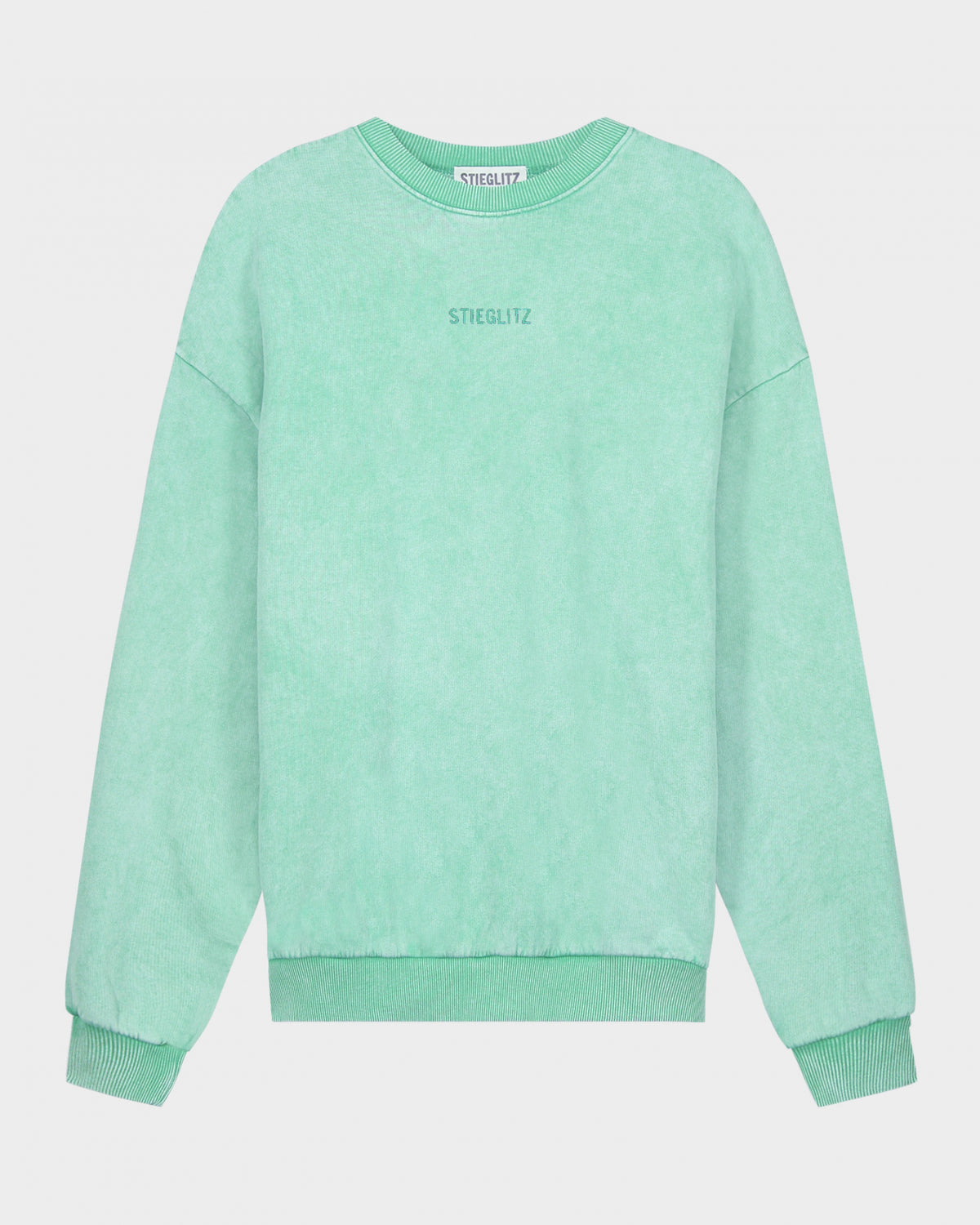 Basic Worn Out Sweater | Green