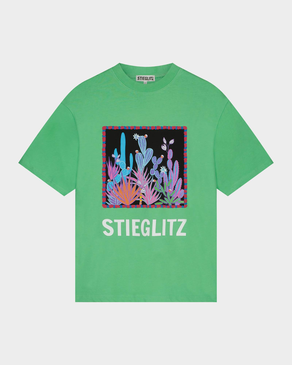 Elia Oversized Worn Out T-shirt Green