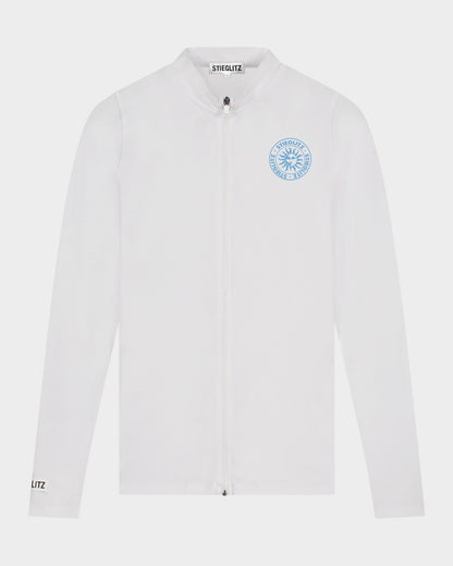 Treasure Room Zipped Longsleeve | White