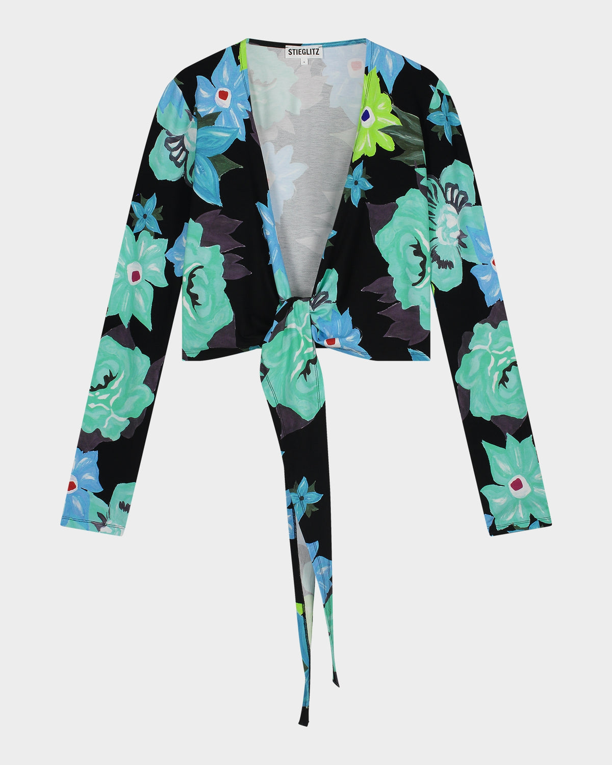 Treasure Room Wrap Top Flower | Blue