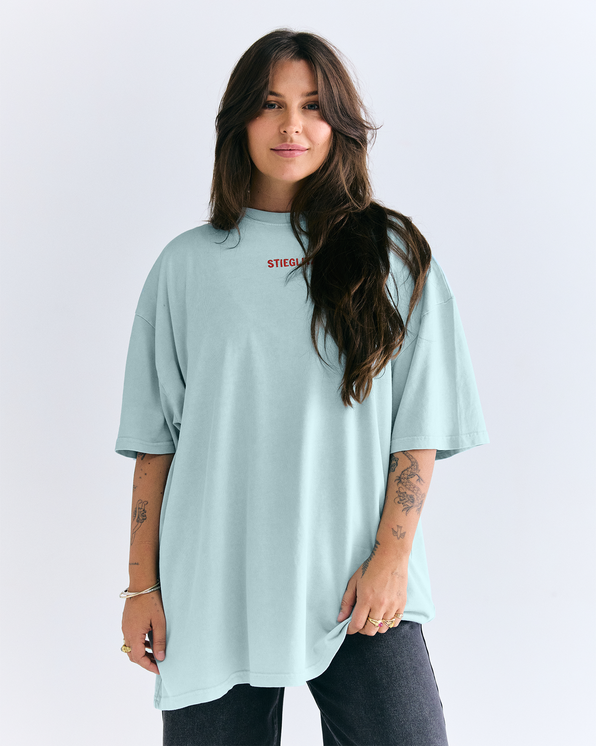 Angie Oversized T-shirt | Blue