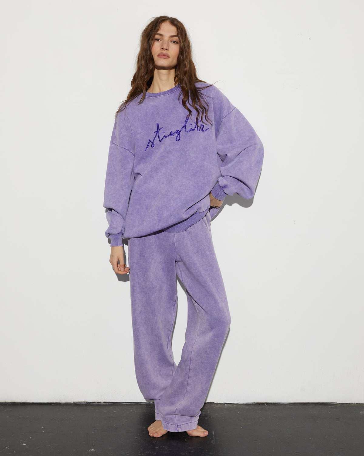 Worn Out Sweatpants | washed purple